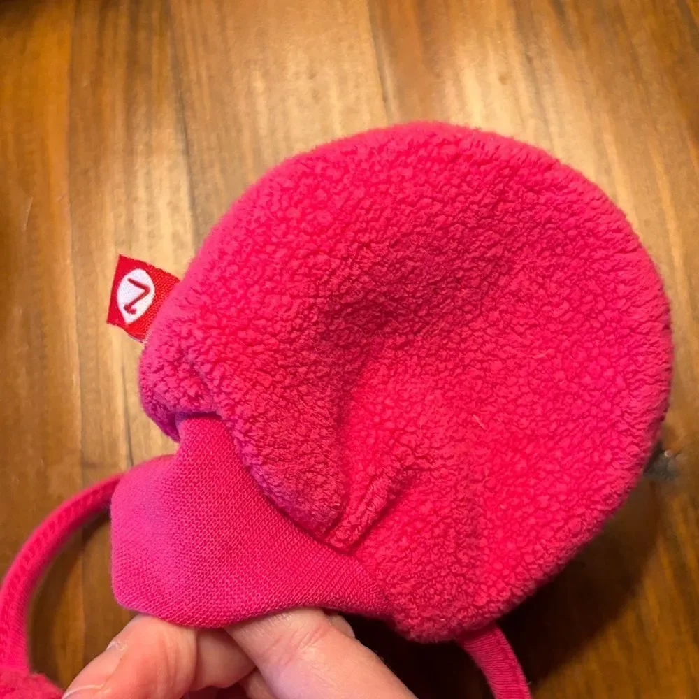 Zutano Pink Fleece Baby Mittens